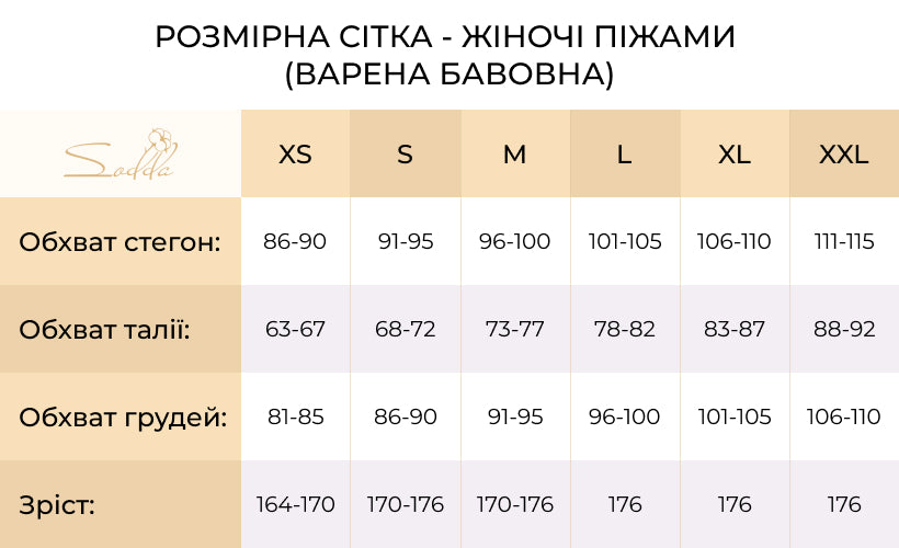 Піжама жіноча із вареної бавовни Navy - sodda.com.ua